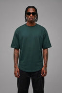 T-Shirt Arrotondata Forest Green