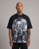 T-Shirt Woman Tattoo Black