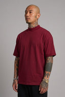 T-Shirt Filo Di Scozia Plus Bordeaux