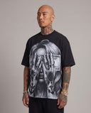 T-Shirt Woman Tattoo Black