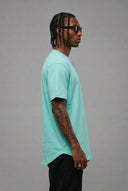 T-Shirt Arrotondata Menta