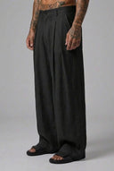 Pantalone Lino Pences Black