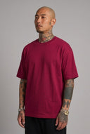 T-Shirt Filo Di Scozia Bordeaux