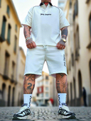 Completo Reus White 2 pezzi t-shirt + bermuda