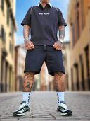 Completo Reus Black 2 pezzi t-shirt + bermuda