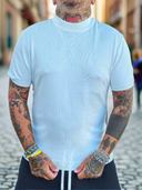 T-Shirt Maglina Mezzo Collo White