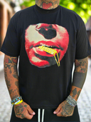 T-Shirt Money Lips Black