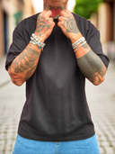 T-Shirt Sfrangiata Black