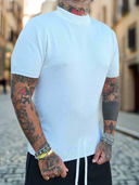 T-Shirt Maglina Mezzo Collo White