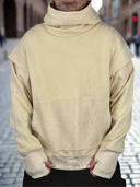 Felpa Theo Collo Alto Beige