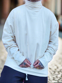 Felpone  Collo Alto Milk