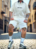 Completo Reus White 2 pezzi t-shirt + bermuda