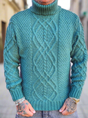 Maglione Collo Alto Reijnders Forest Green