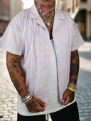 Camicia Tropical Lilla