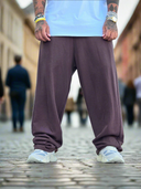 Pantalone Tuta Palazzo Coffee