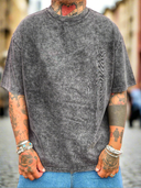 T-Shirt Suarez Marmorizzata Black