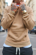 Felpa Regular Fit Camel