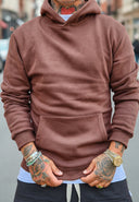 Felpa Regular Fit Cacao