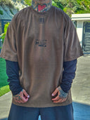 T-Shirt Raglan Vibes Brown
