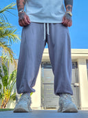 Pantalone Tuta Baloon Garzato Piombo