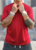 T-Shirt Filo Di Scozia Bordeaux