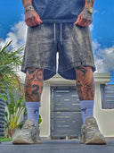 Bermuda Jeans Paint Sfumato