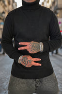 Maglione Collo Alto Black