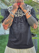 T-Shirt Diamond Text Black