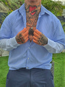Camicia Raglan Blu