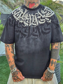 T-Shirt Diamond Text Black