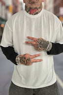 T-Shirt Raglan LA White