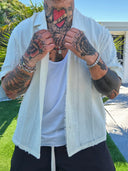 Camicia Sfrangiata Cream