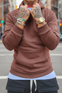 Felpa Regular Fit Cacao