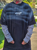 T-Shirt Raglan Curse Fumè Black